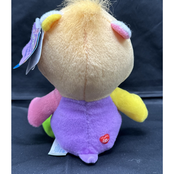 Vintage Care Bears Work of Heart Bear Plush Rainbow Hearts Paint Palette - Picture 8 of 11